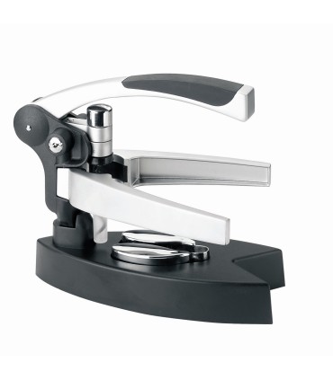 S screwpull corkscrew with foil cutter