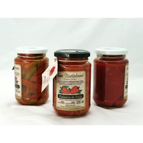 PIMIENTO ROJOS ASADOS EN TIRAS NAJERANO A370ML SAN BARTOLOME